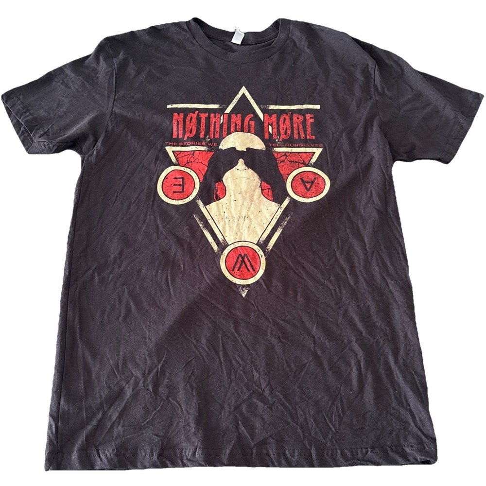 Nothing More Eyes Covered Rock Band Music Texas Alternative t-Shirt L The storie